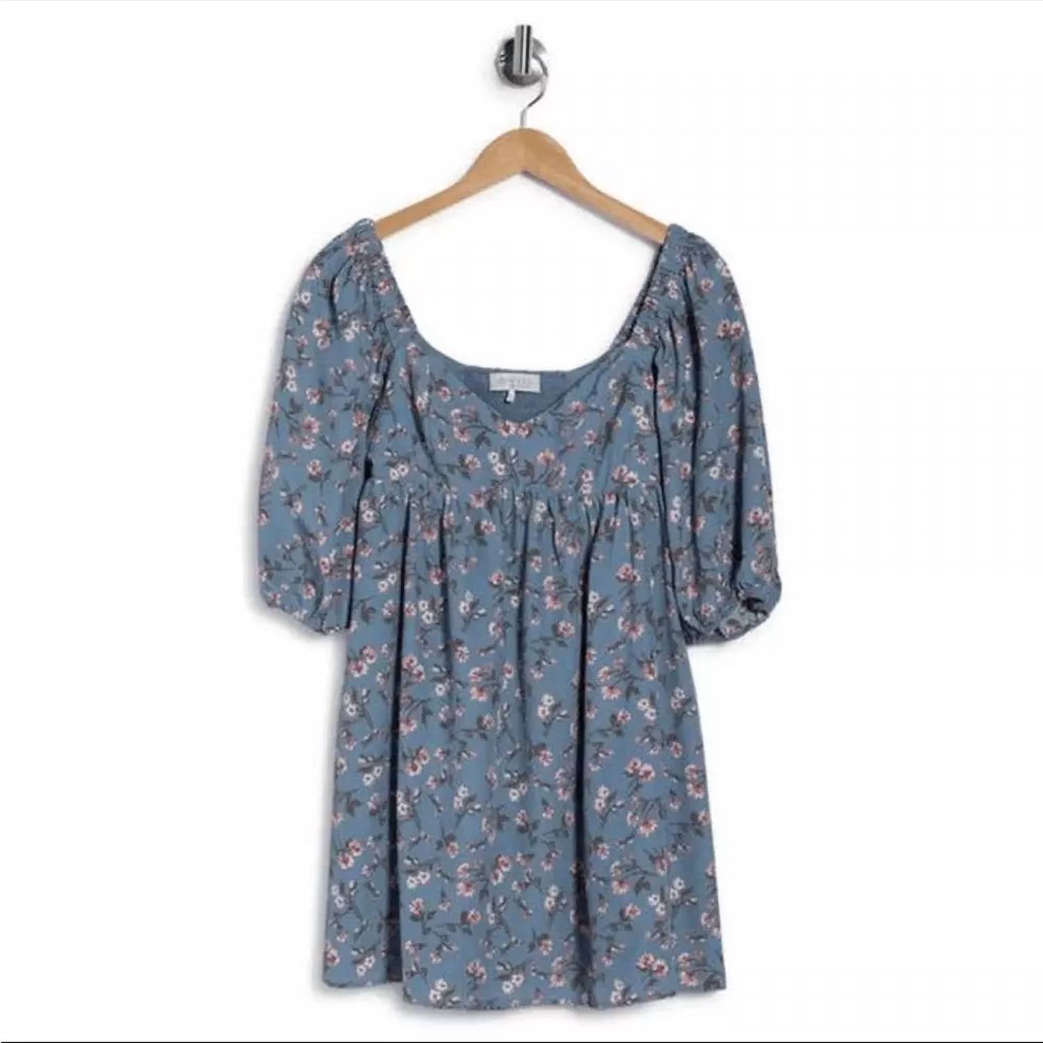 

Женское платье Babydoll в цвете Dusty Blue WAYF