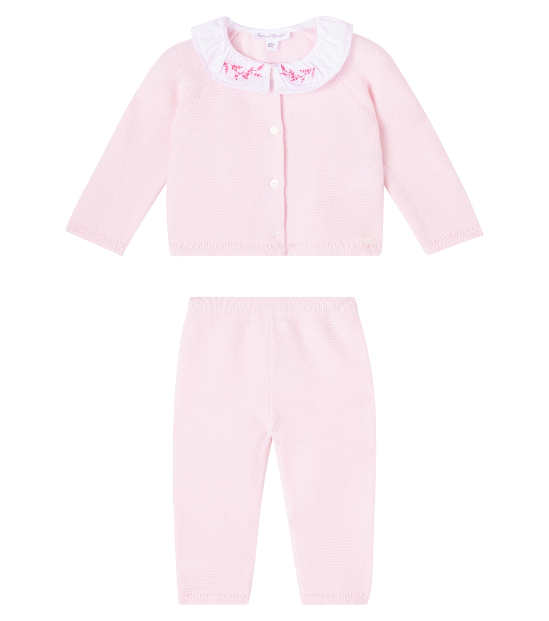 

Детский вязаный кардиган и штаны Tartine et Chocolat, Rose Pale