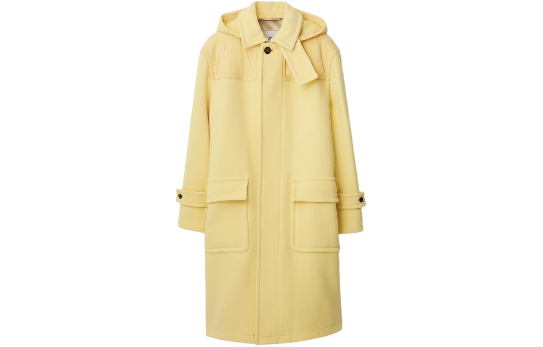 

Burberry SS24 Пальто мужское, цвет желтый нарцисс