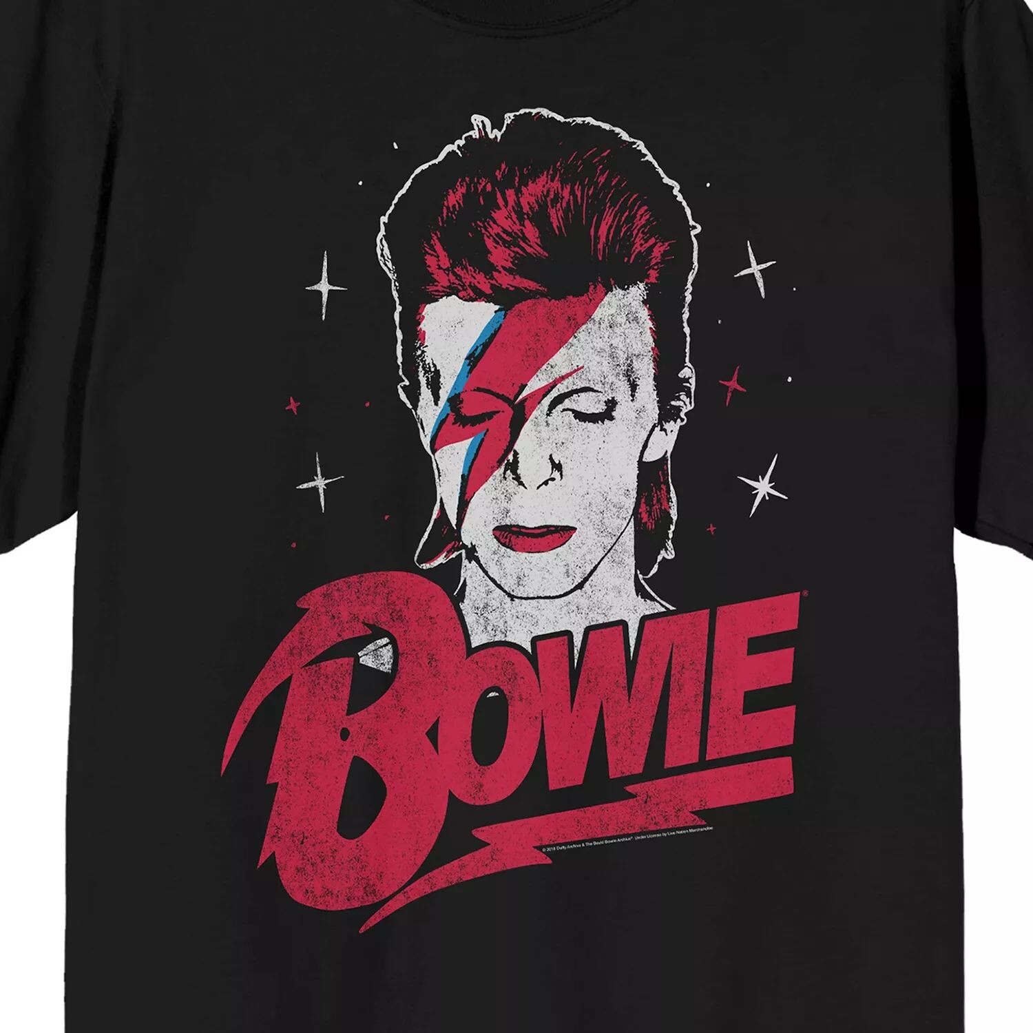 

Мужская винтажная футболка Bowie Face Licensed Character