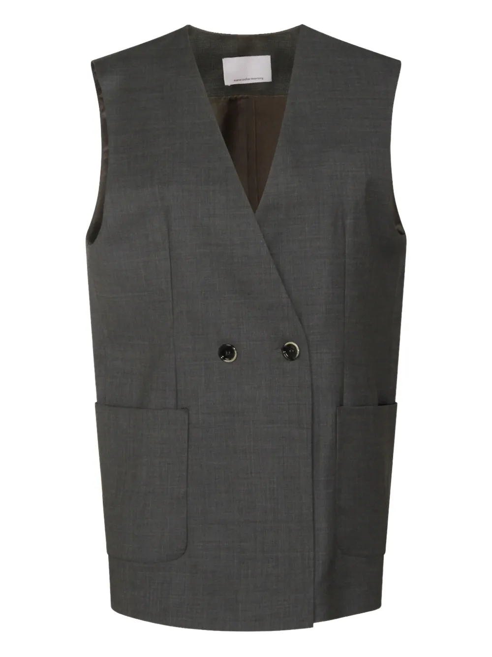 

Двубортный жилет Nine In The Morning, черный