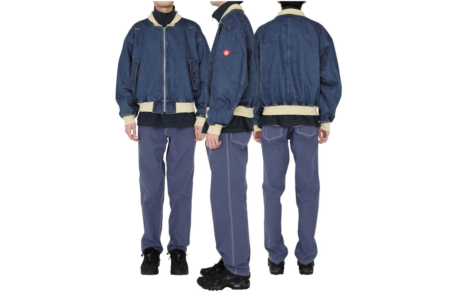 

Джинсовая куртка мужская джинсовая синий Cav Empt