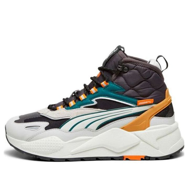 

Кроссовки rs-x hi 'dark coal glacial grey' Puma, черный