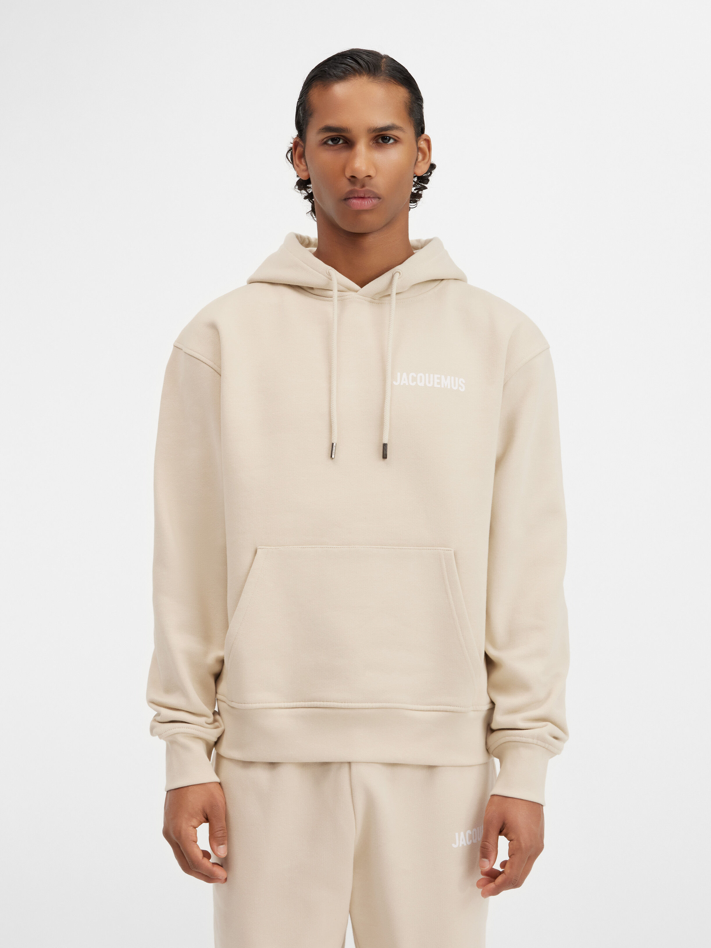 

Толстовка с капюшоном JACQUEMUS The Jacquemus sweatshirt, светло-бежевый