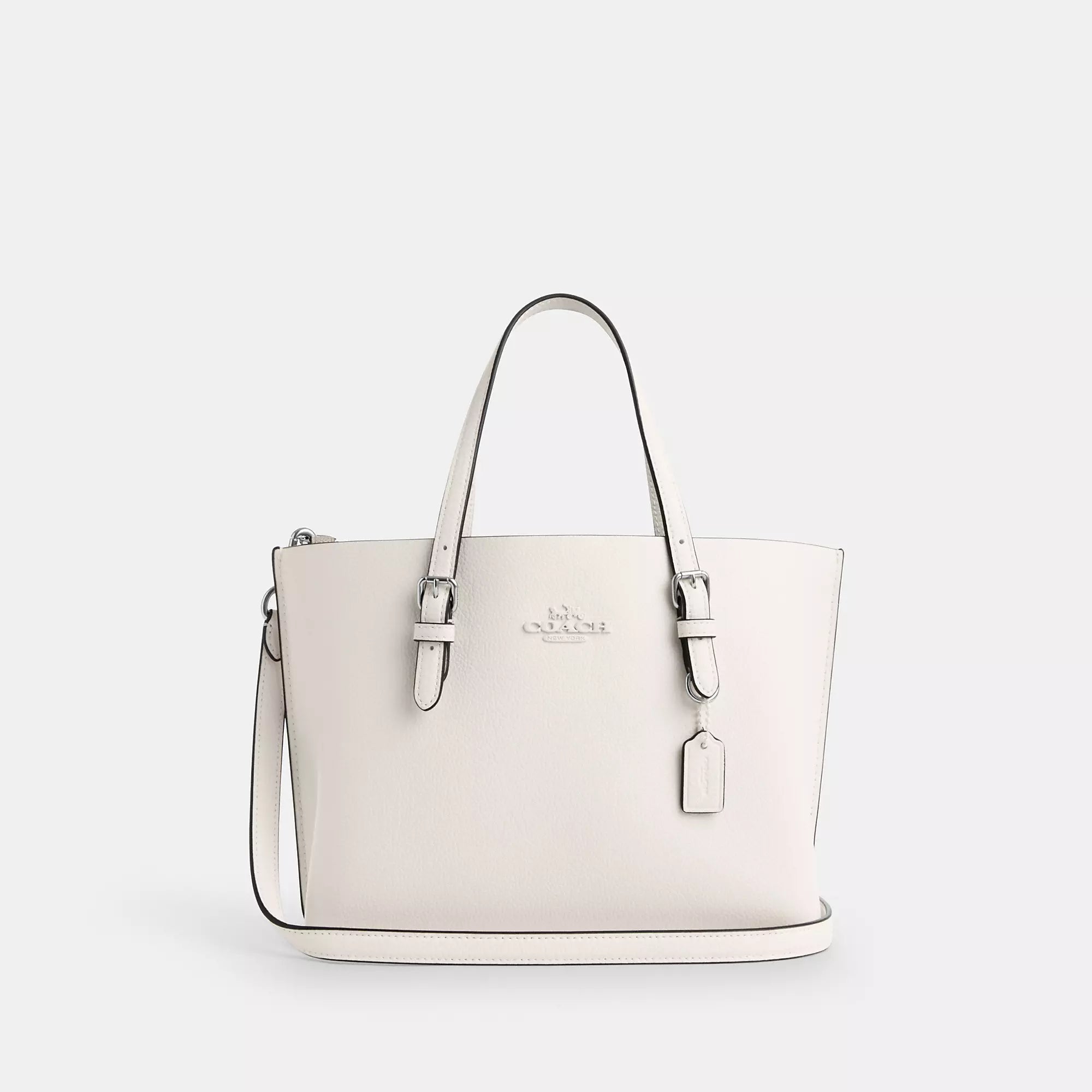 

Сумка-тоут Mollie от Coach Outlet 25, цвет silver/chalk, Серебристый, Сумка-тоут Mollie от Coach Outlet 25, цвет silver/chalk