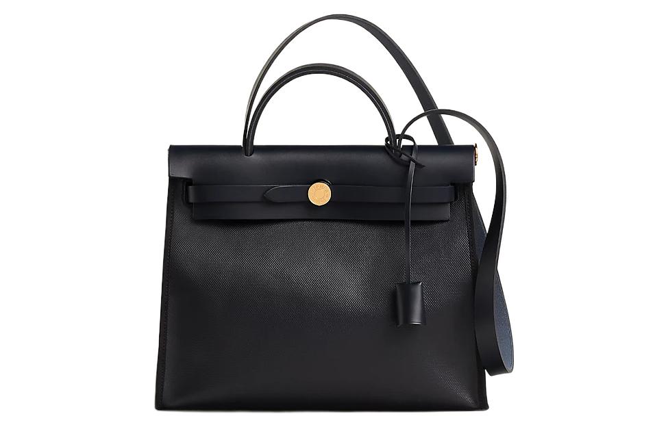 

Сумка Herbag Zip H Plume из холста с кожаными вставками Hunter, женская сумка через плечо, кроссбоди HERMES