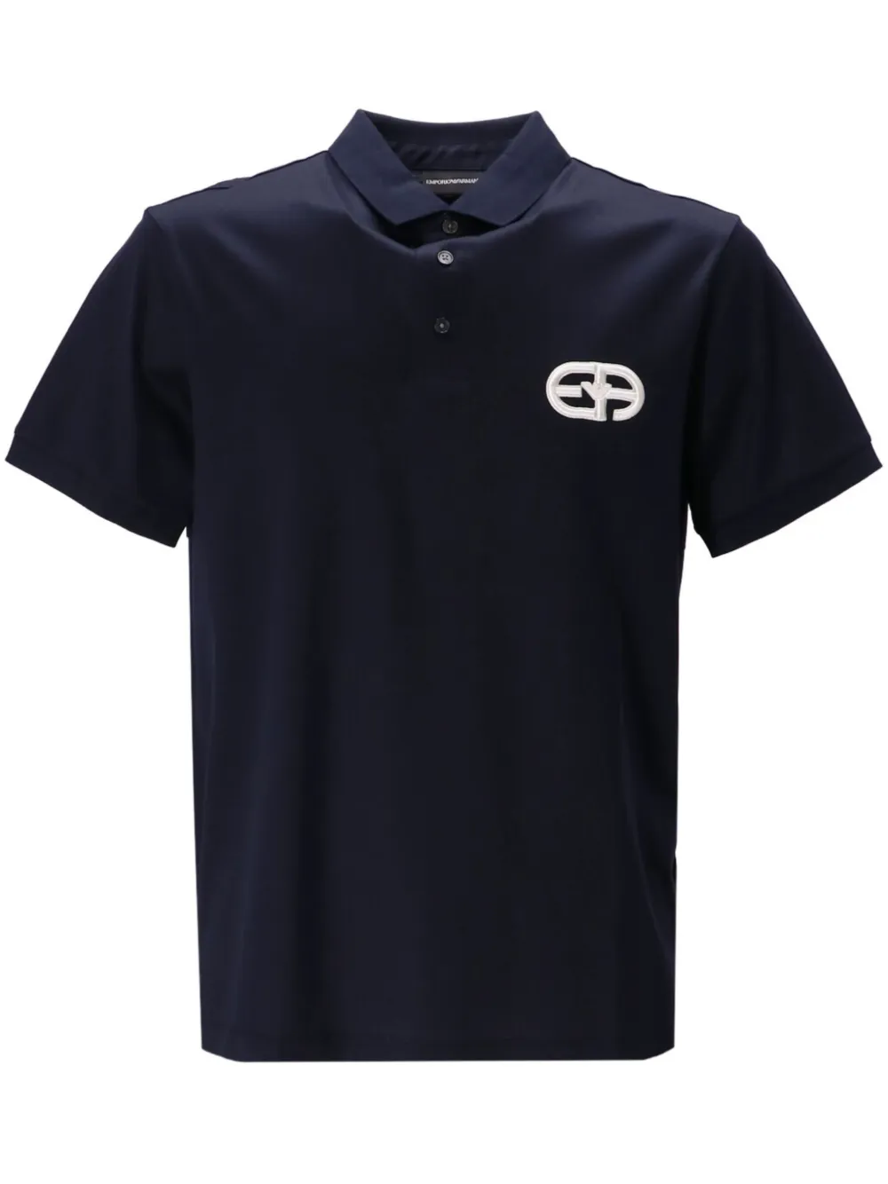

Рубашка поло с нашивкой-логотипом EMPORIO ARMANI, синий