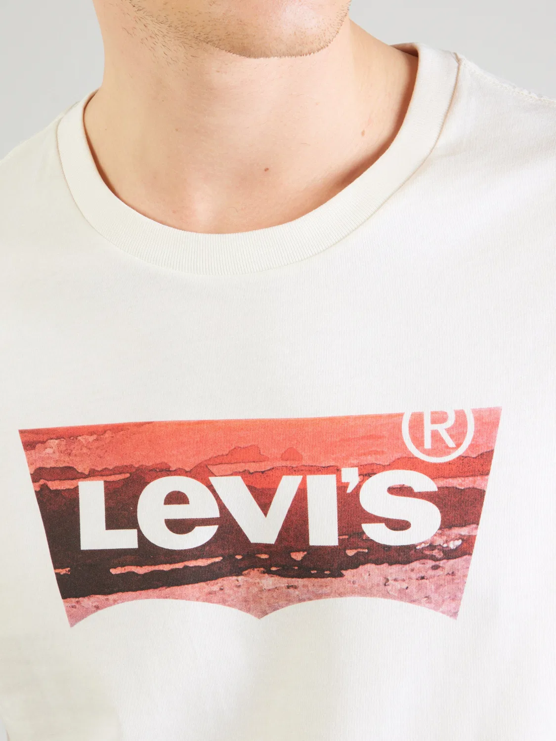 Regular Футболка Levi'S , White/Wool White — фото 2