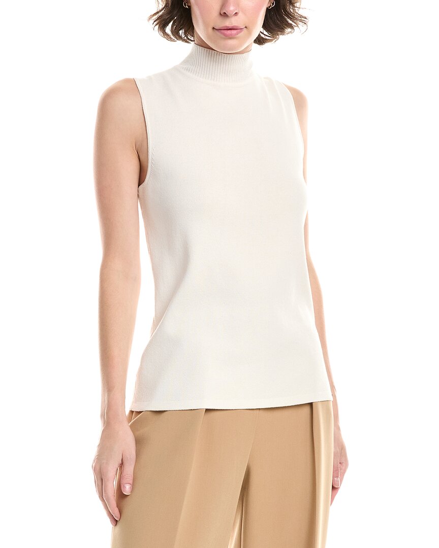 

Свитер с высоким воротником Anne Klein, белый