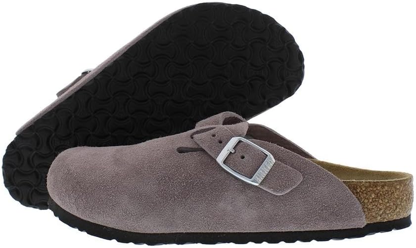 Детские сандалии Birkenstock Boston - Suede, фиолетовый — фото 4