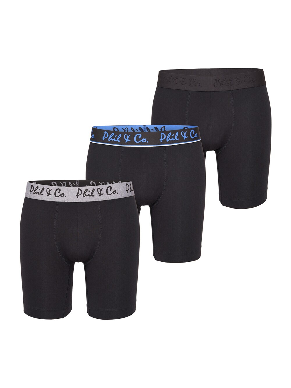 

Трусы боксеры Phil & Co. Berlin Jersey Long Boxer, черный