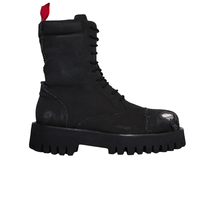 

Ботинки 424 Distressed Canvas X Boot 'Black', черный
