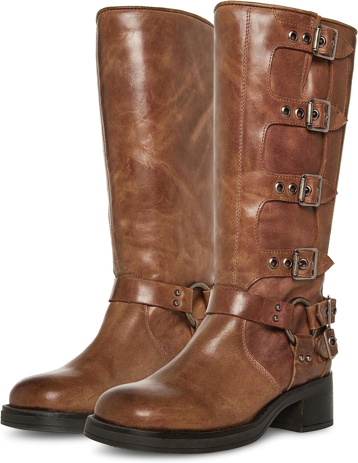 

Мотоботинки Brocks Boot Steve Madden, коричневый