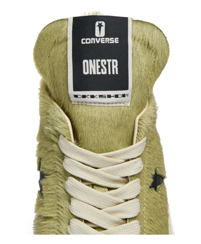 Кроссовки Onestr из конского волоса Rick Owens, зеленый — фото 3