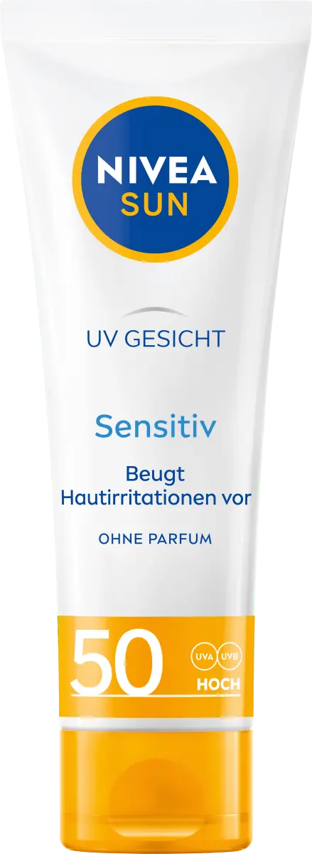 

Солнцезащитный крем для чувствительной кожи SPF 50 50 мл. NIVEA