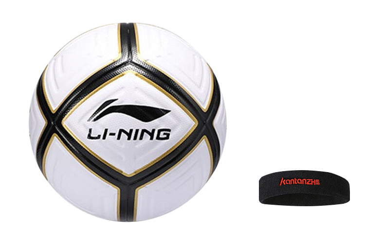 

LINING Размер 4 футбольный мяч TPU Unisex черный белый