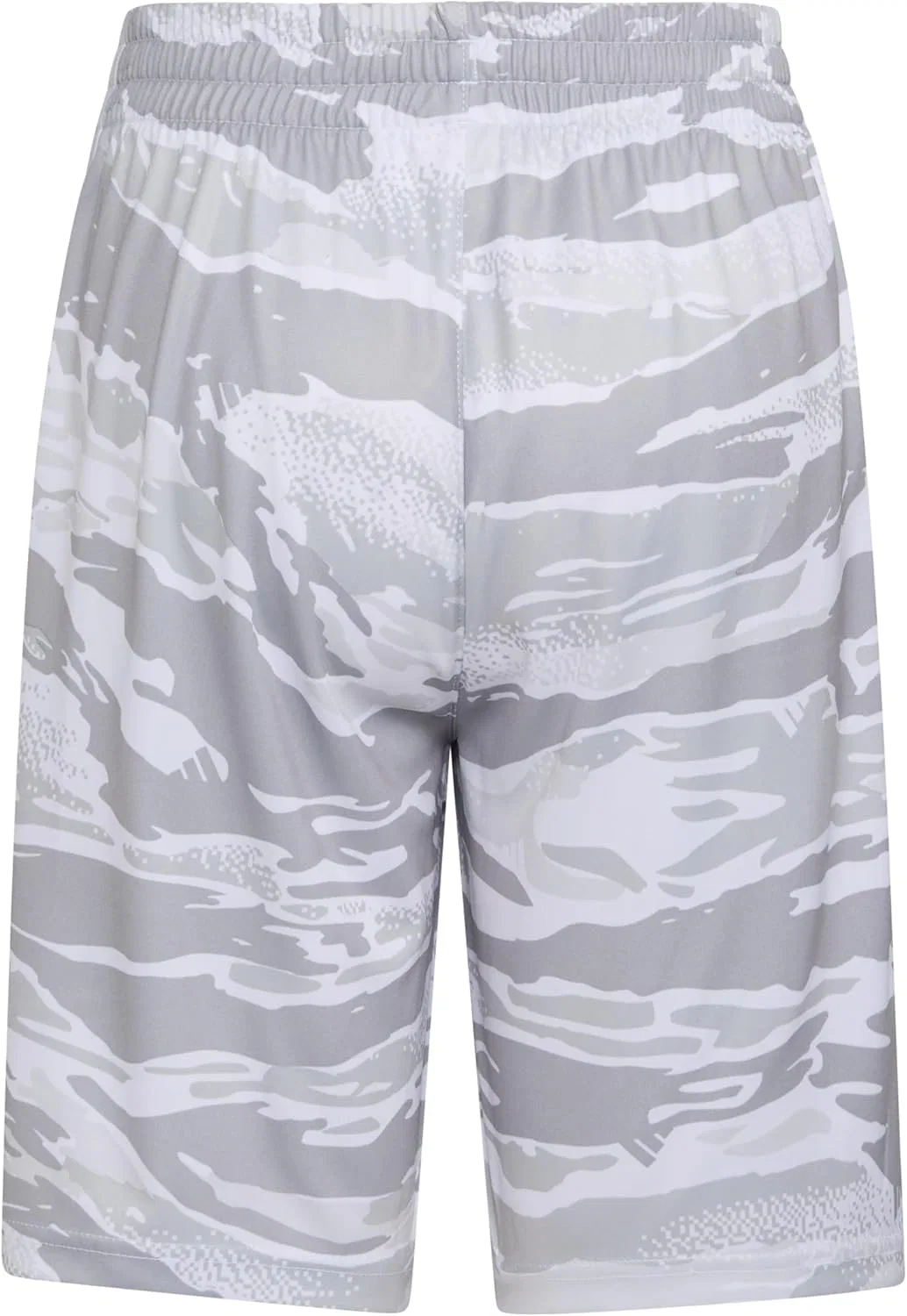 Детские шорты Adidas AOP Tiger Camo с тремя полосками, белый — фото 2