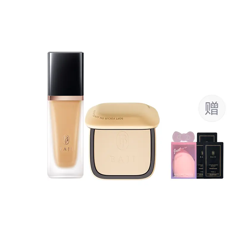 

Наборы косметики для женщин BAJI, [cold белый skin heaven]айвори белый base liquid+powder