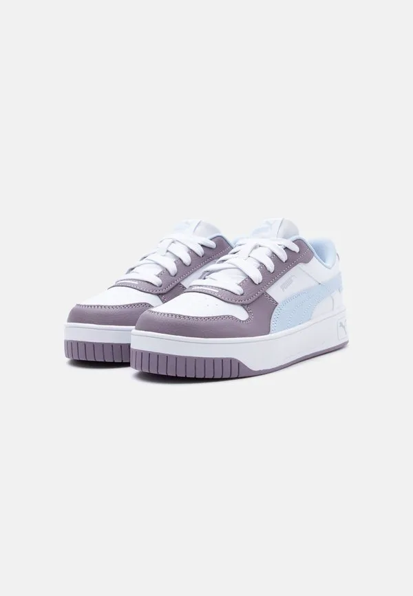 Кроссовки унисекс carina street Puma, White/Haute Tropic/Plum Jam — фото 2