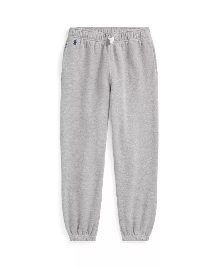 

Детские флисовые спортивные штаны для девочек 7-16 лет Polo Ralph Lauren, серый