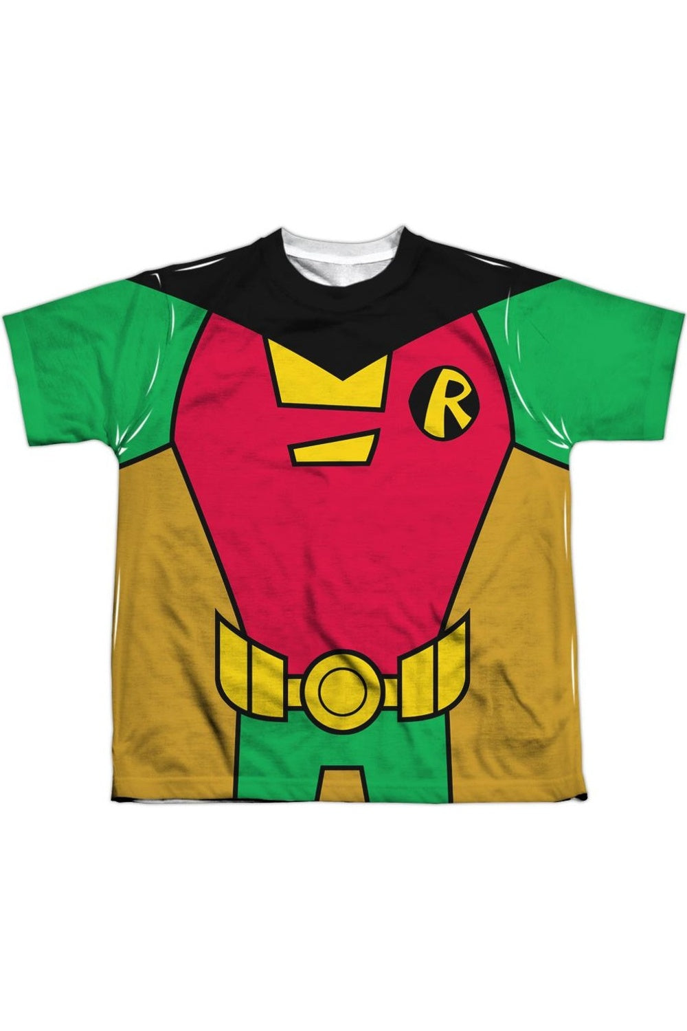 

Футболка с коротким рукавом Teen Titans Go с изображением формы Робина Gildan, белый