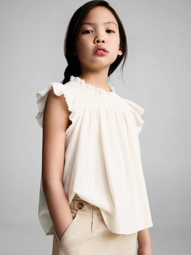 Детские хлопковые брюки Panna Mango, Light Pastel Grey