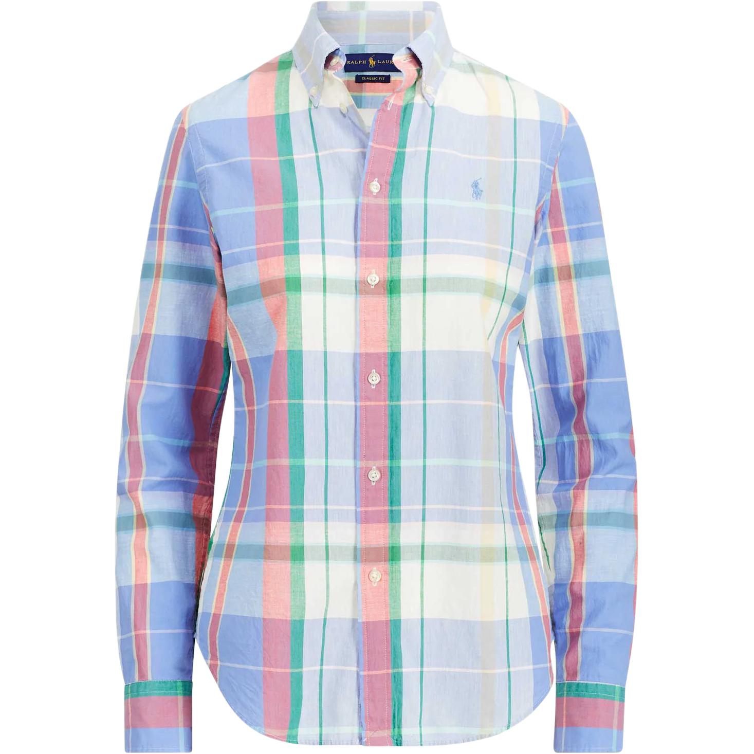 

Женская рубашка разноцветная Polo Ralph Lauren, мультиколор