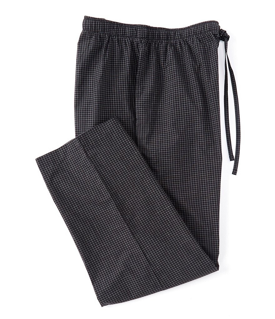 

Брюки для сна в клетку Polo Ralph Lauren Soho, черный