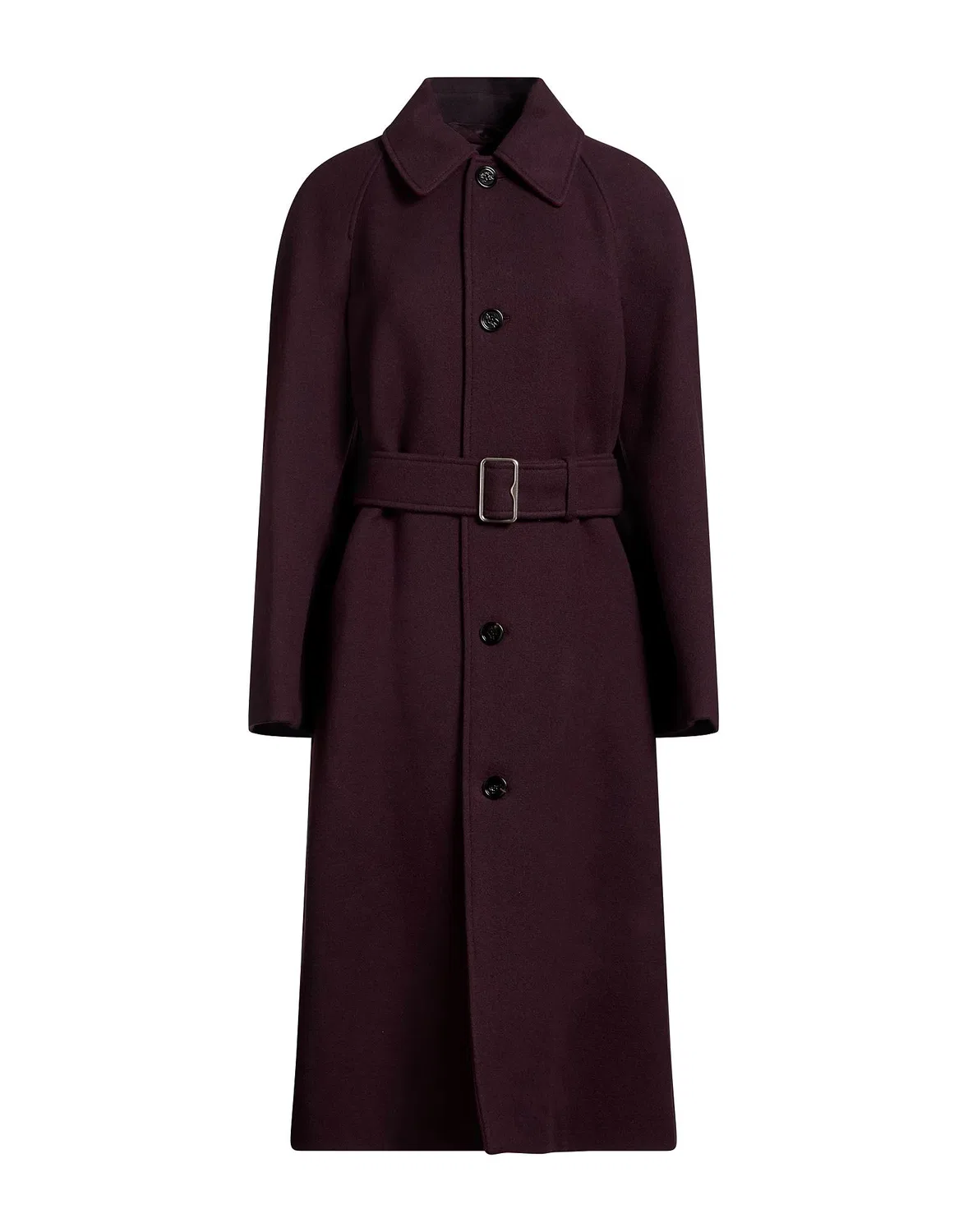 Пальто BURBERRY, женское, темно-фиолетовый