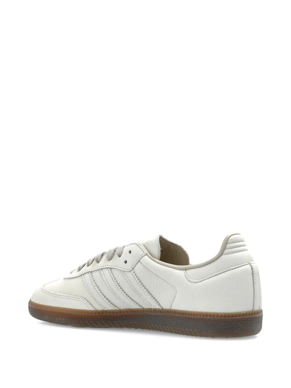 Кроссовки Samba OG на шнуровке с полосками Adidas, белый — фото 4