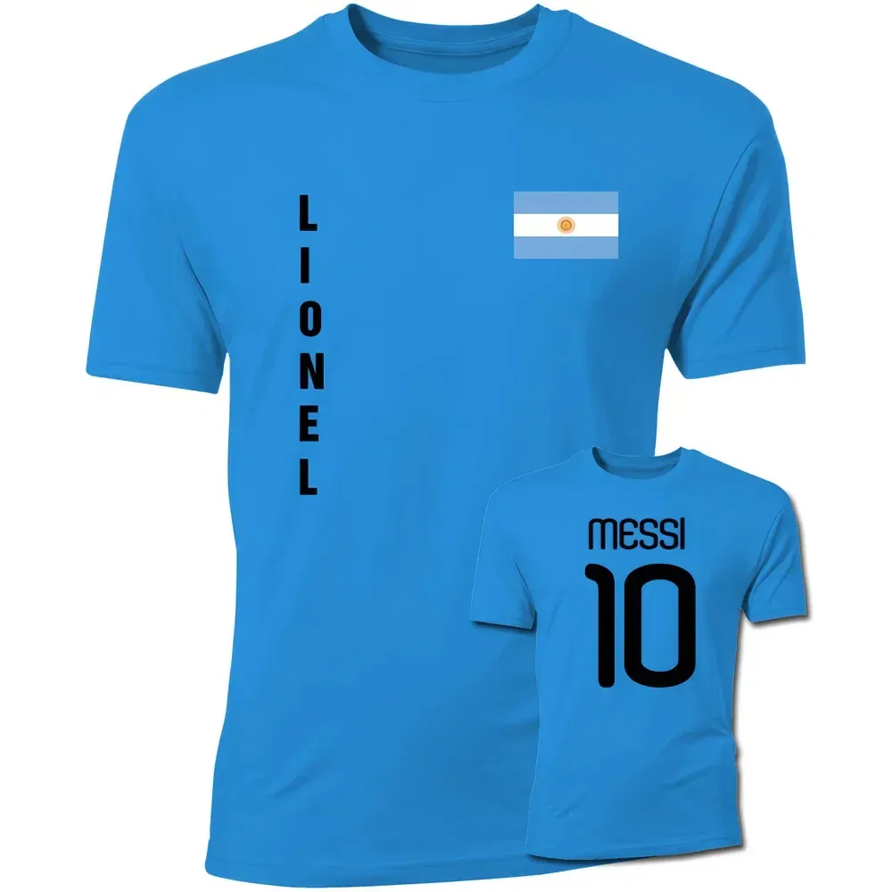 Футболка с флагом Аргентины Lionel Messi Argentina, синий