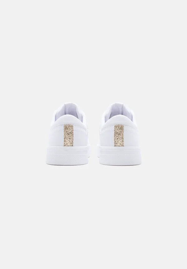 Кроссовки унисекс frazier ii Polo Ralph Lauren, White/Gold-Coloured Glitter/Gold-Coloured — фото 3