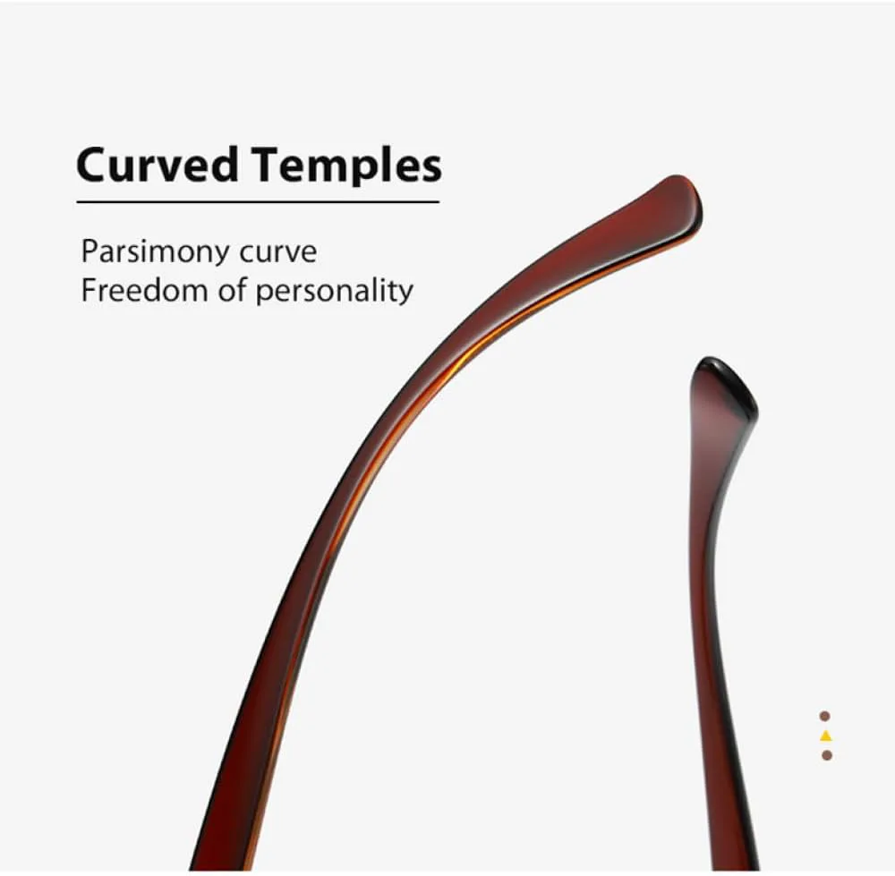 

Стильные безрамочные солнцезащитные очки без оправы, прямоугольной формы, изогнутой формы, для женщин, винтажный стиль, модные солнцезащитные очки 2027 года MTZJH, C1