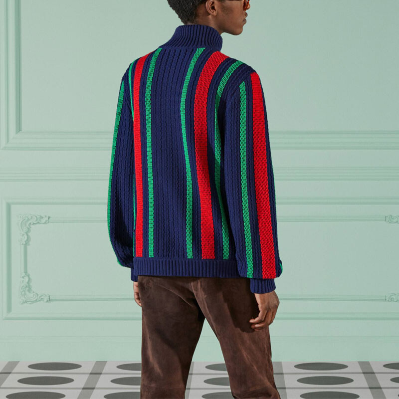 Бейсбольная майка Gucci мужская, многоцветная, Multicolor — фото 4