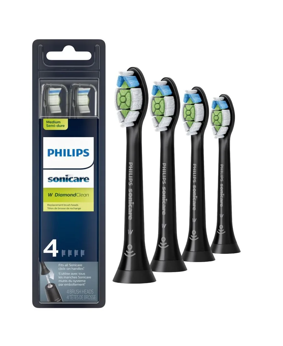 НАСАДКИ ЩЕТКИ PHILIPS SONICARE DIAMONDCLEAN, 4 шт, черный — фото 3