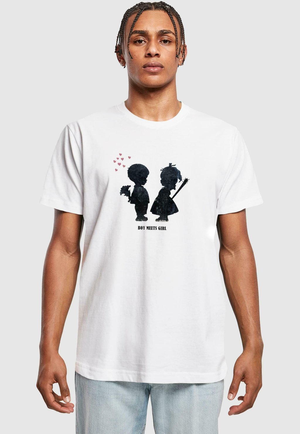 

Футболка с принтом BANKSY Merchcode, белый