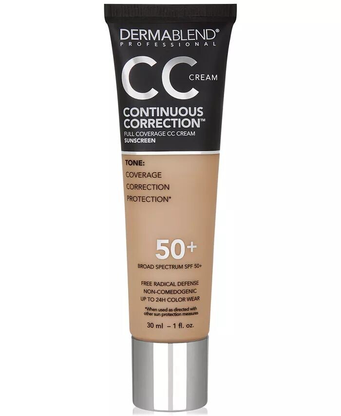 

СС-крем непрерывной коррекции SPF 50+ Dermablend, цвет 40N