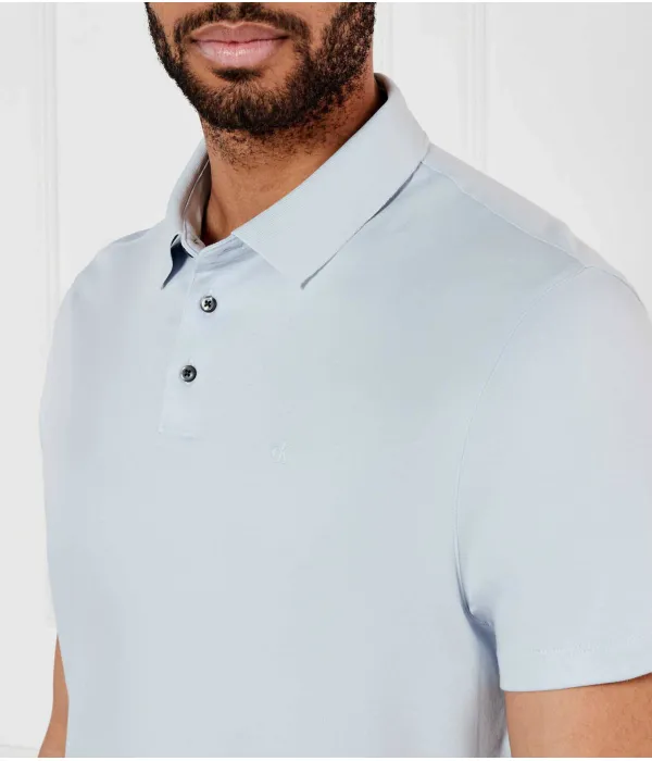Футболка поло Classic fit Calvin Klein, синий — фото 4