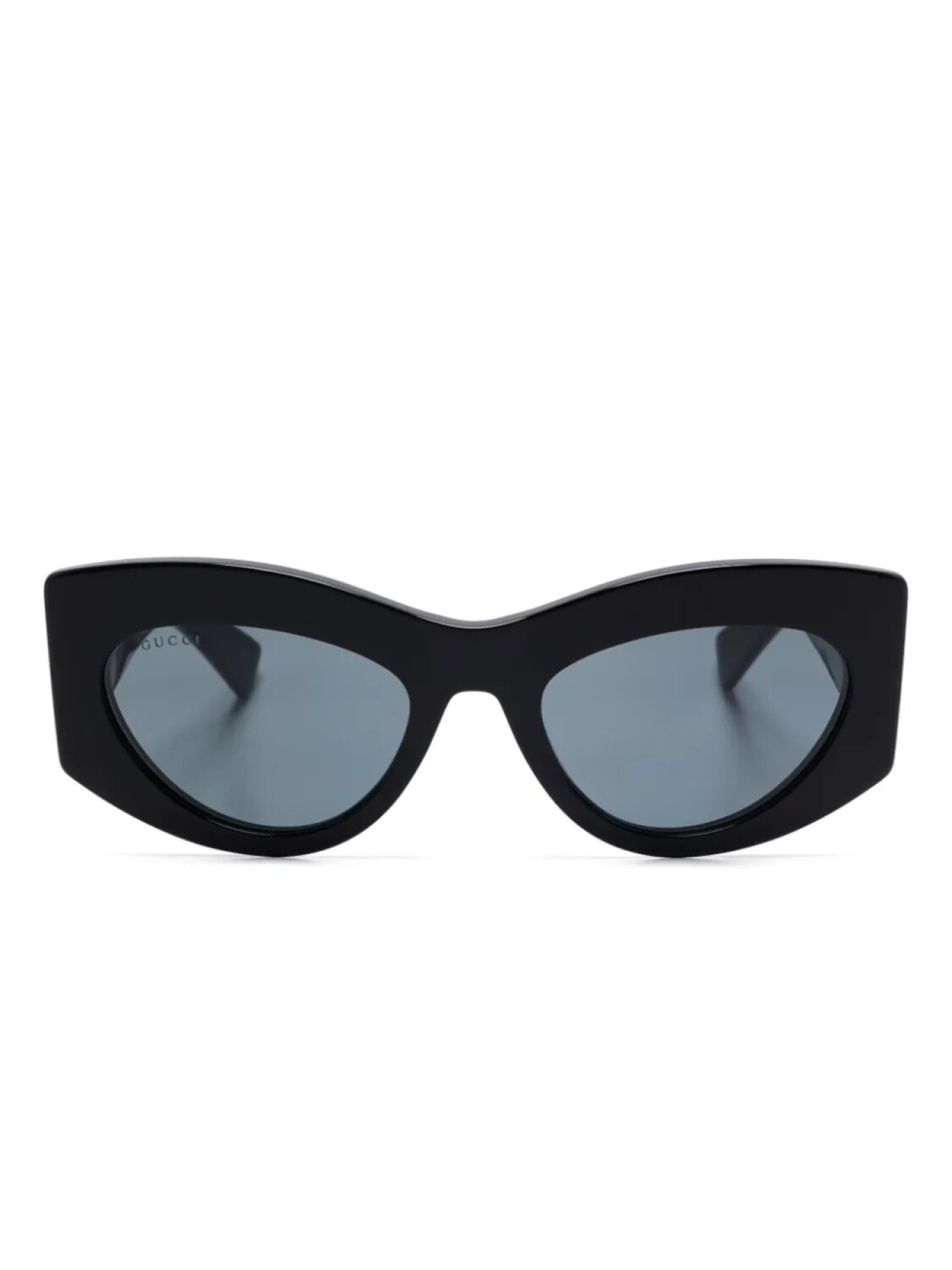 

Gucci Eyewear солнцезащитные очки в оправе 'кошачий глаз', черный