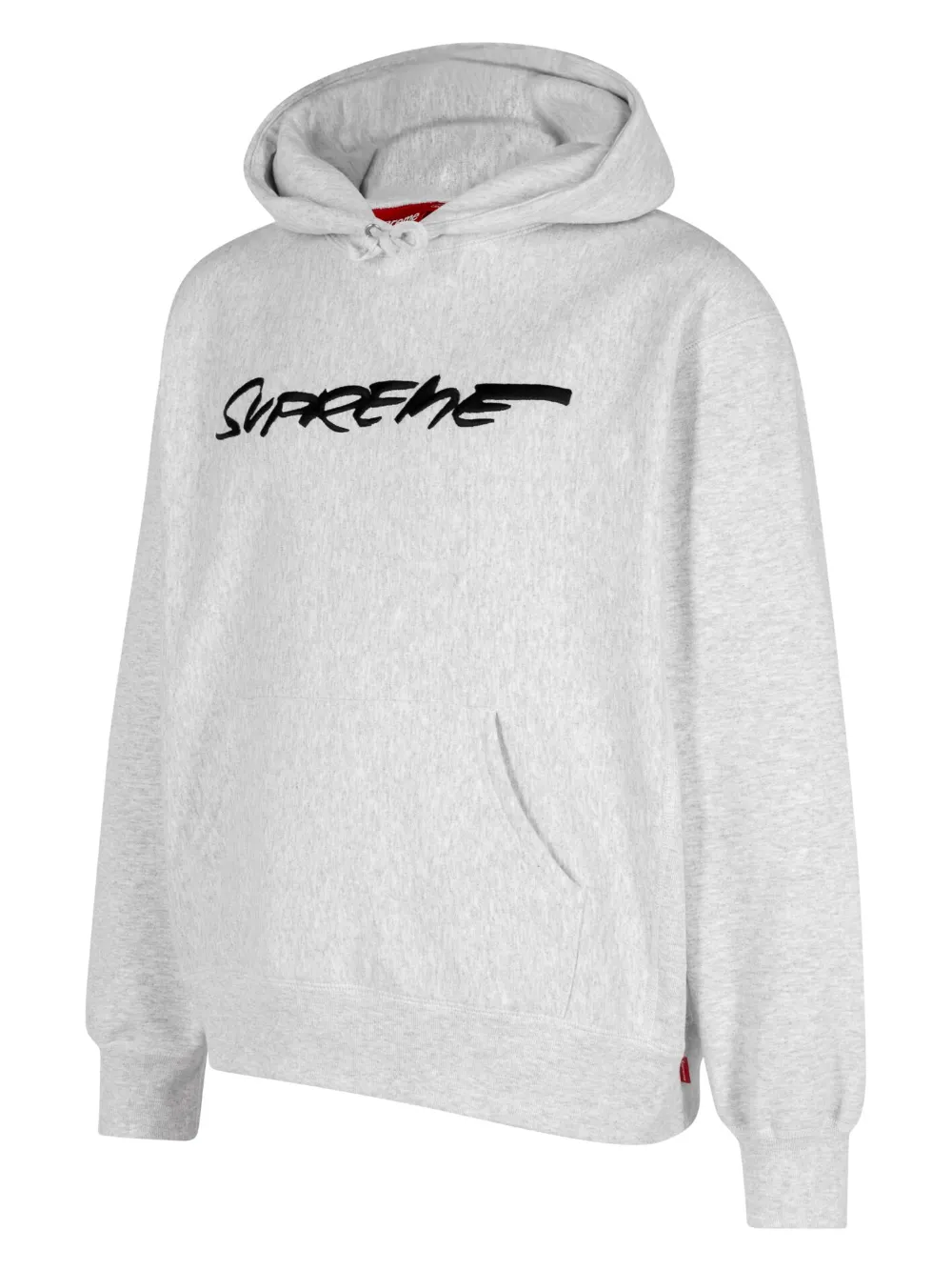 Худи Futura из джерси Supreme, серый — фото 2