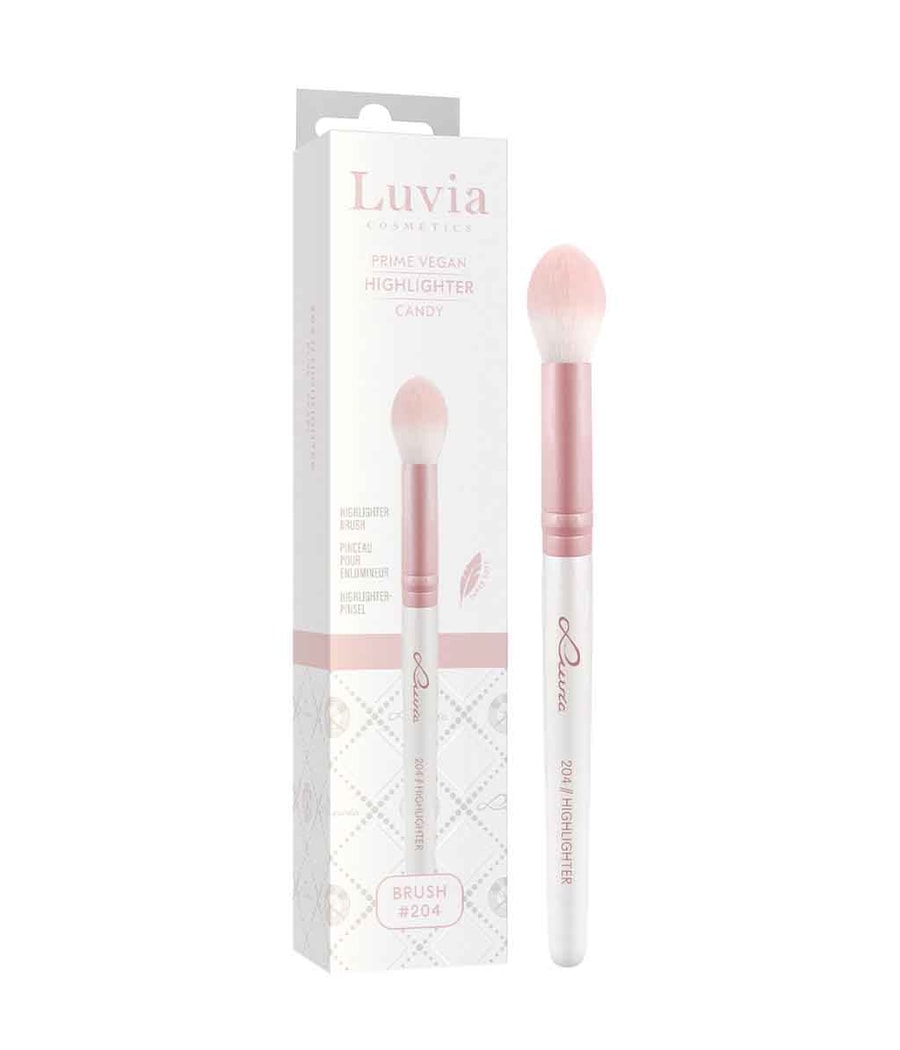 

Кисть для хайлайтера Luvia Prime Vegan Highlighter - Candy 204, 1 шт.