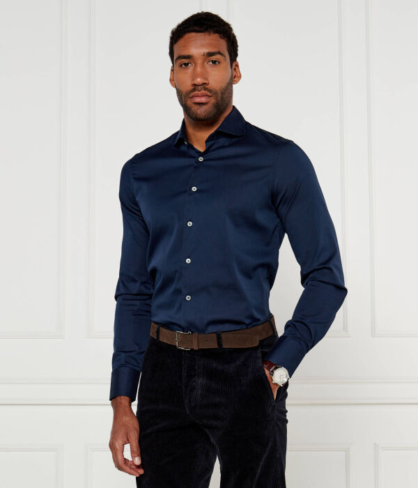 

Рубашка Slim fit Van Laack, синий