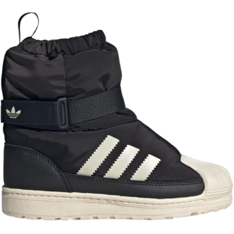 Adidas Originals Superstar 360 водонепроницаемые ботинки black детские — фото 3
