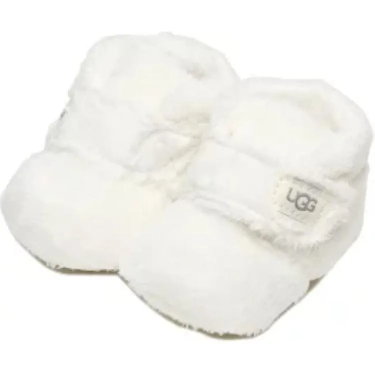 UGG Белые детские кроссовки Mid top с противоскользящей и износостойкой подошвой — фото 4