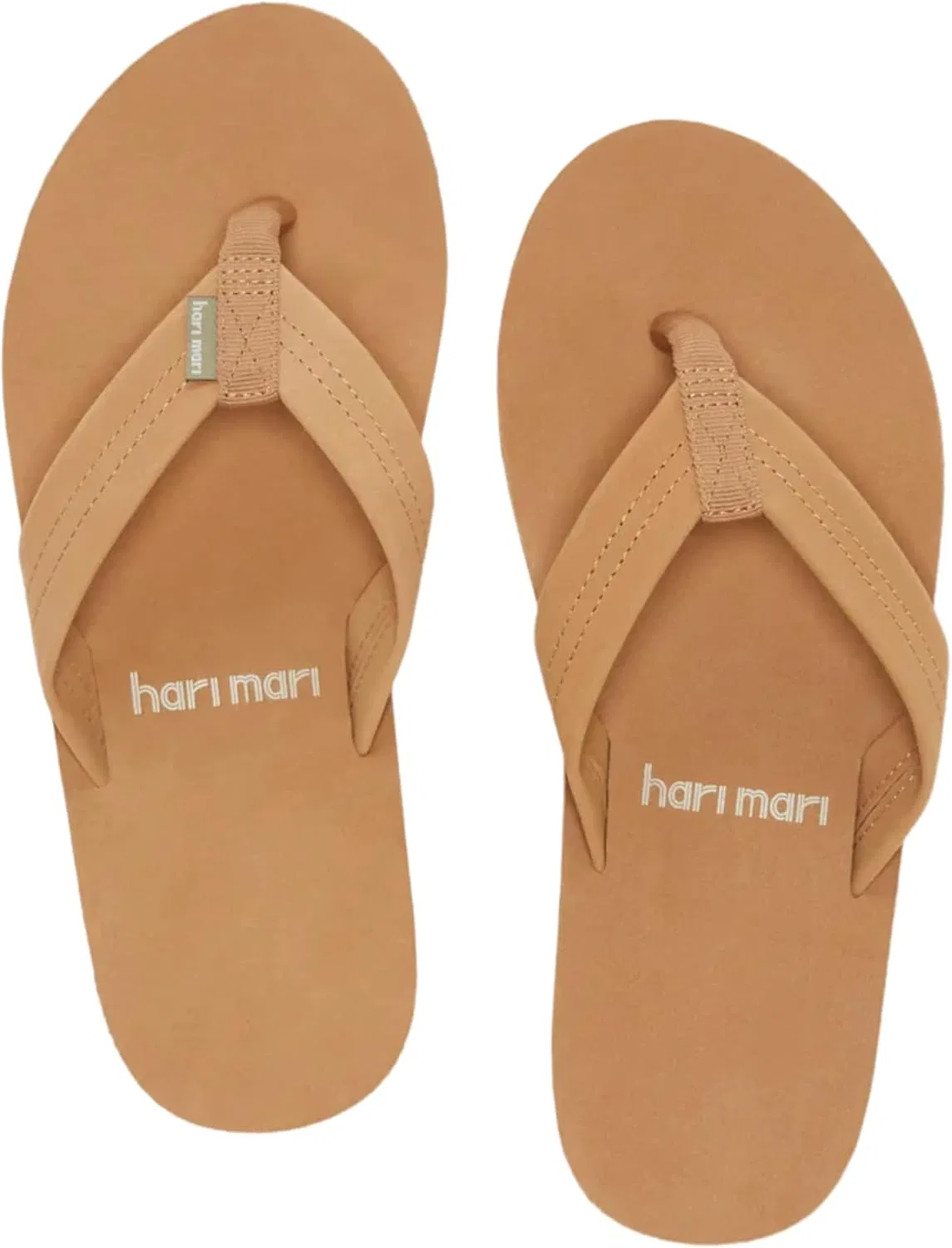 Сандалии из нубуковой кожи с поддержкой стопы Hari Mari, Tan/Olive — фото 4