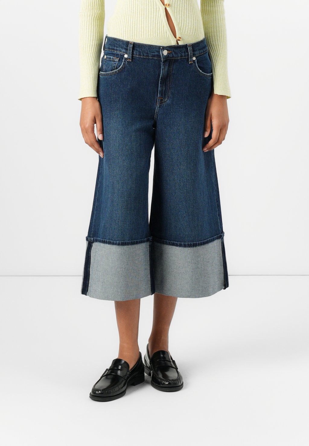

Джинсовые шорты CULOTTE 7 for all mankind, цвет Radar