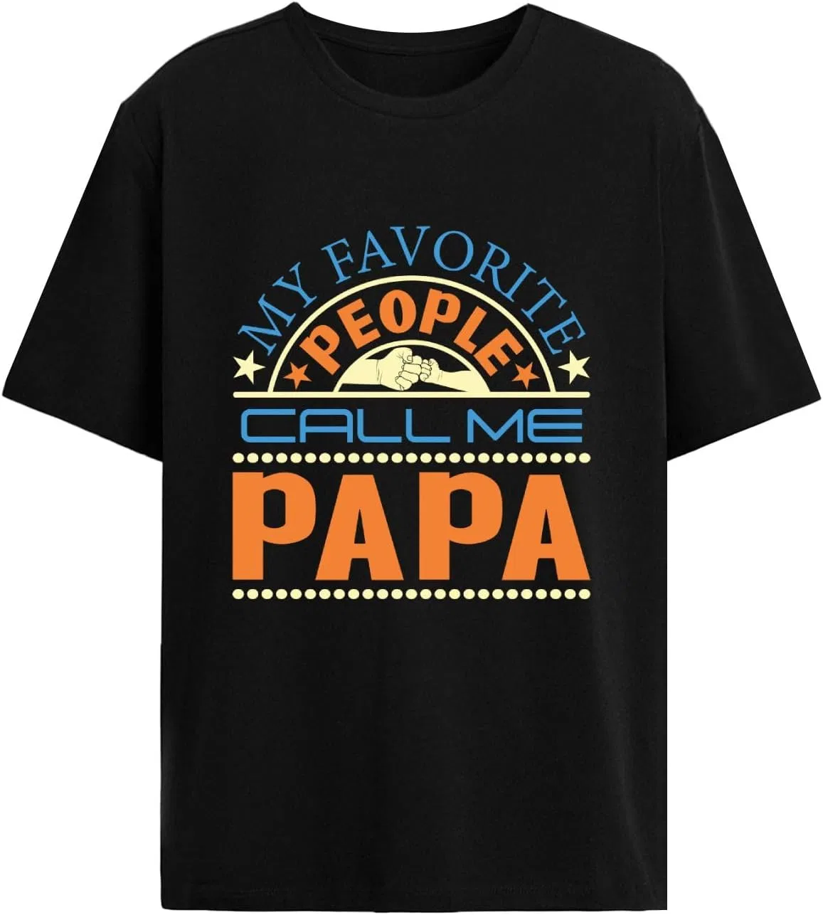 Футболка My Favorite People Call Me Papa Generic, черный