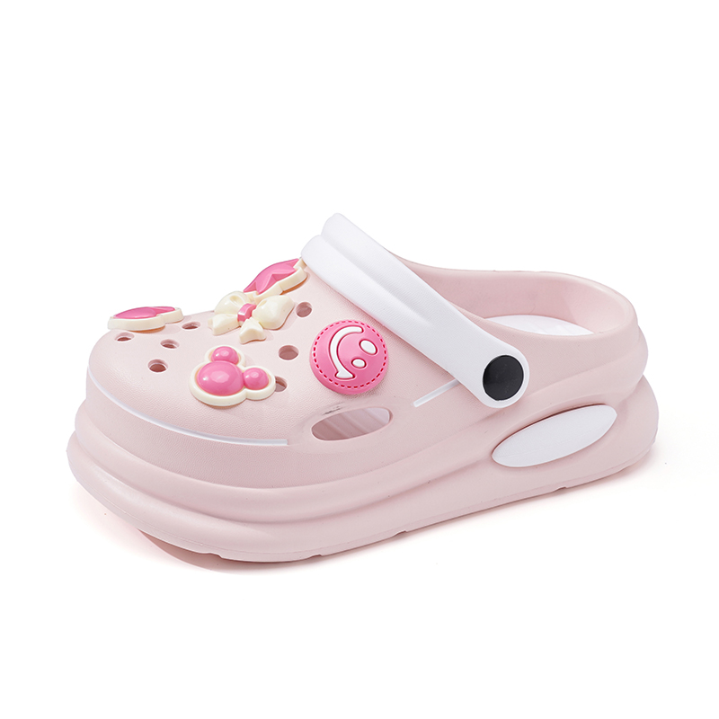 

Сандалии детские, противоскользящие, износостойкие, с амортизацией FIRS Kids, розовый/белый