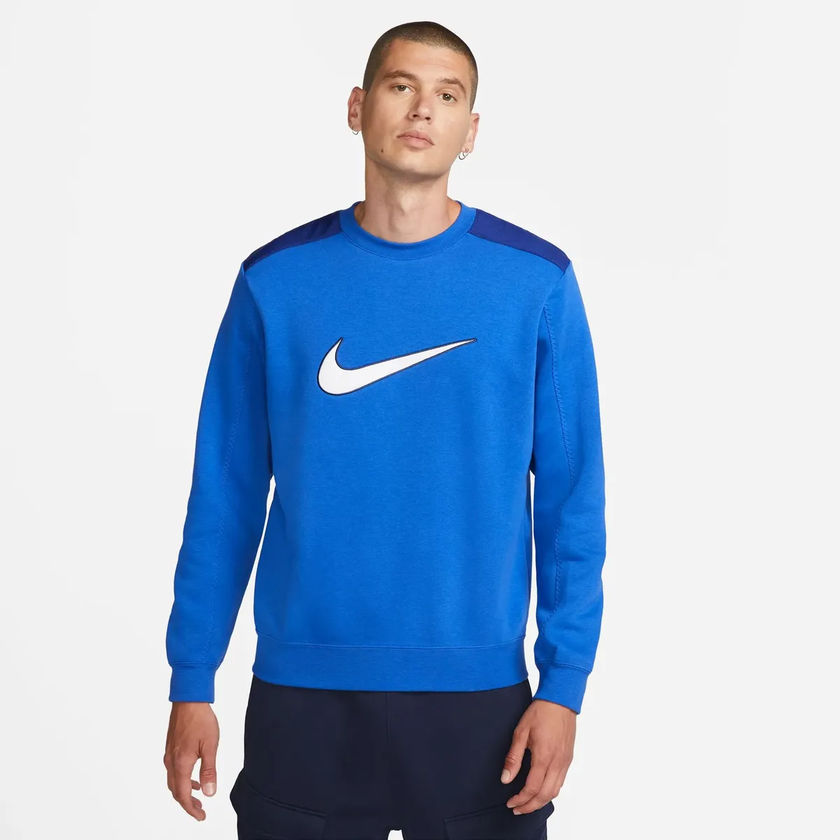 

Толстовка Nike Sportswear "M NSW SP FLC CREW BB", цвет Game Royal/Deep Royal Blue