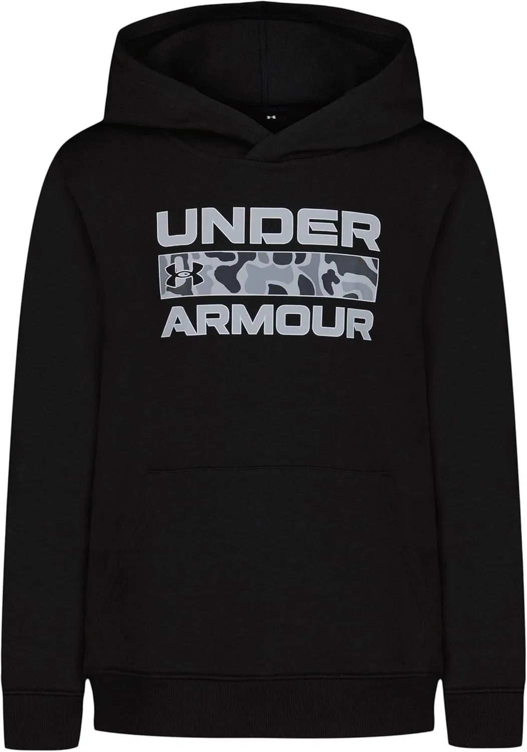 Детская толстовка с капюшоном, флис, Under Armour, Black Frogskin